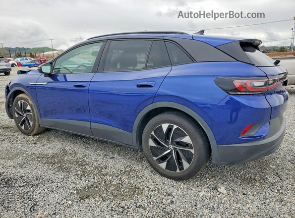 WVGTMPE27MP038192 2021 VOLKSWAGEN ID.4 Blue Задня ліва чверть