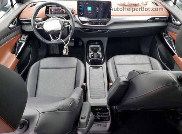 WVGTMPE27MP038192 2021 VOLKSWAGEN ID.4 Blue Вид панелі приладів