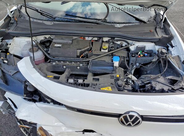 WVGTMPE27NP073672 2022 VOLKSWAGEN ID.4 White Вид підкапотного простору