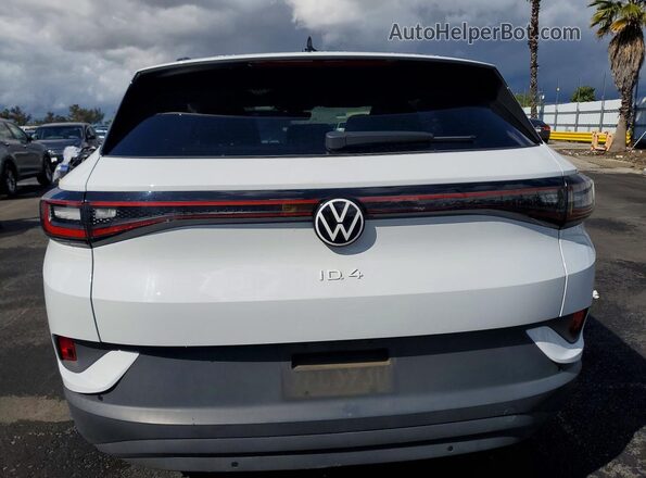 WVGTMPE27NP073672 2022 VOLKSWAGEN ID.4 White Вид ззаду