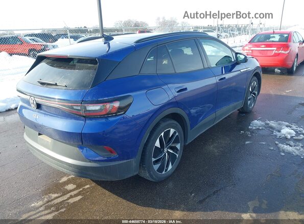 WVGTMPE29MP030739 2021 VOLKSWAGEN ID.4 Blue Trasero derecho