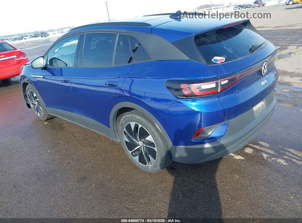WVGTMPE29MP030739 2021 VOLKSWAGEN ID.4 Blue Trasero izquierdo