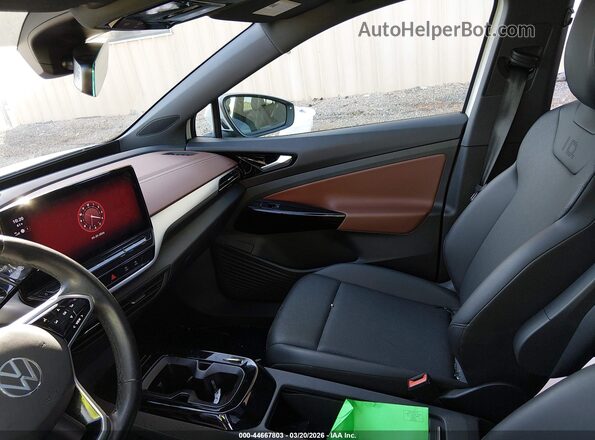 WVGTMPE29MP046701 2021 VOLKSWAGEN ID.4 White Вид салону спереду
