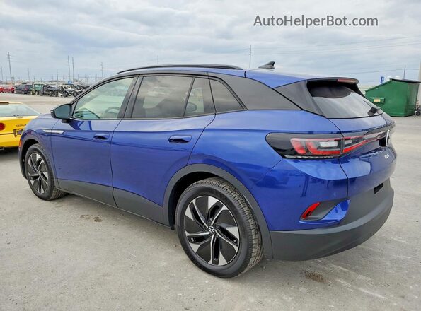 WVGTMPE29MP047668 2021 VOLKSWAGEN ID.4 Blue Задня ліва чверть