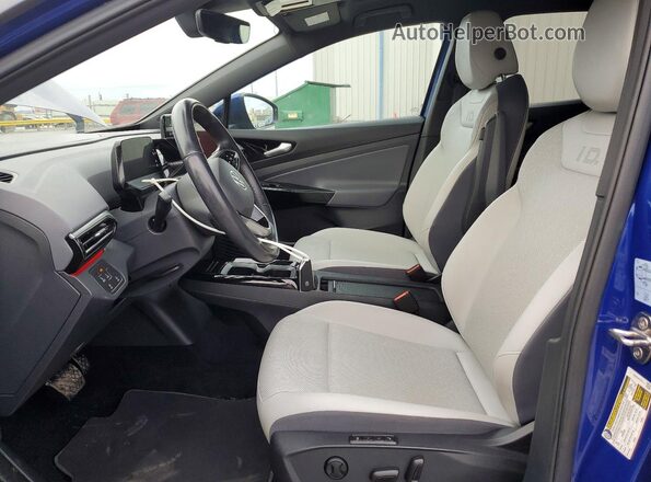 WVGTMPE29MP047668 2021 VOLKSWAGEN ID.4 Blue Вид салону спереду