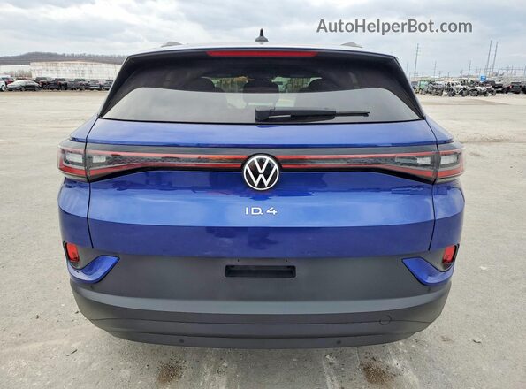 WVGTMPE29MP047668 2021 VOLKSWAGEN ID.4 Blue Вид ззаду