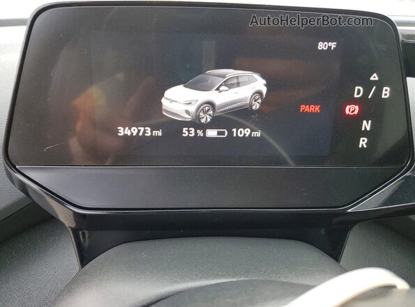 WVGTMPE29MP047668 2021 VOLKSWAGEN ID.4 Blue Вид щитка приладів