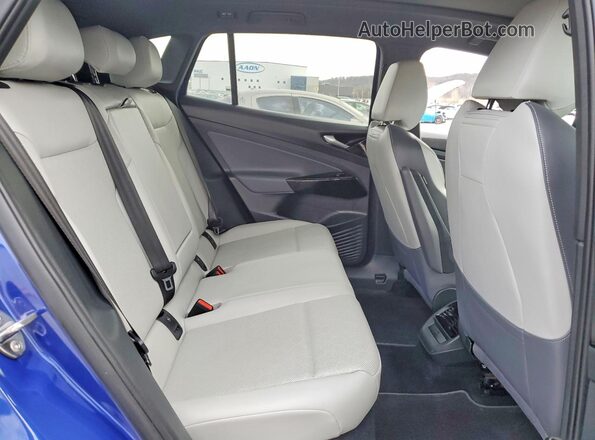 WVGTMPE29MP047668 2021 VOLKSWAGEN ID.4 Blue Вид задньої частини салону