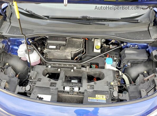 WVGTMPE29MP047668 2021 VOLKSWAGEN ID.4 Blue Вид підкапотного простору