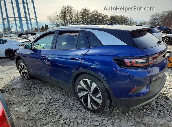 WVGUNPE2XNP070248 2022 VOLKSWAGEN ID.4 Синий Задняя левая четверть
