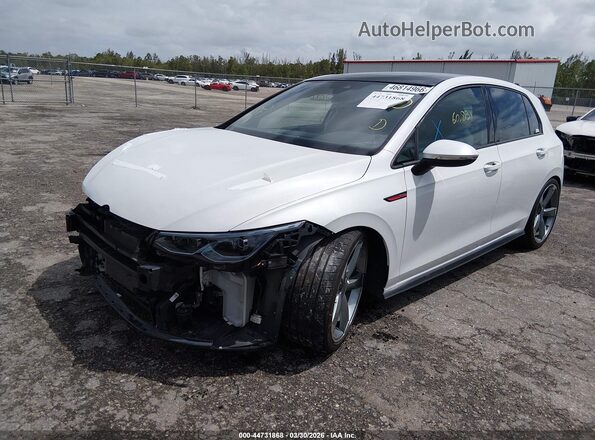 WVW3A7CD1PW166570 2023 VOLKSWAGEN GOLF White წინა მარცხენა ხედი სამი მეოთხედიდან