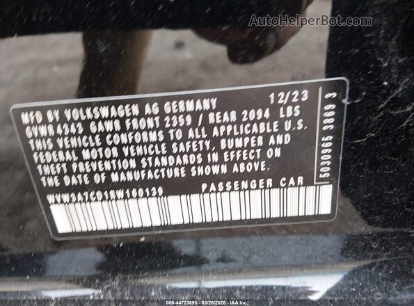 WVW3A7CD1RW160139 2024 VOLKSWAGEN GOLF Black Widok komory silnika
