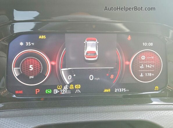 WVW3A7CD7PW201709 2023 VOLKSWAGEN GTI Gray Սարքավորումների վահանակի տեսք