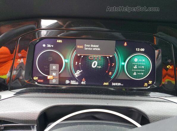 WVW3A7CD9PW157485 2023 VOLKSWAGEN GTI Gray ხელსაწყოთა პანელის ხედი