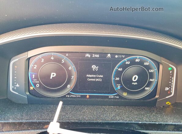 WVWAR7AN0NE013189 2022 VOLKSWAGEN ARTEON White Vista del cuadro de instrumentos