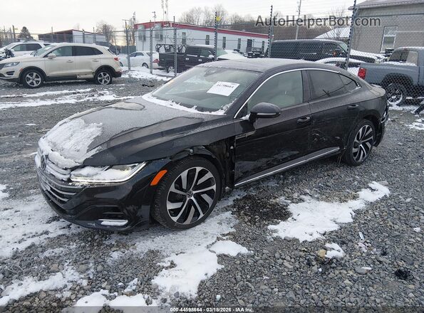 WVWAR7AN3NE010948 2022 VOLKSWAGEN ARTEON Black Vista tres cuartos delantera izquierda