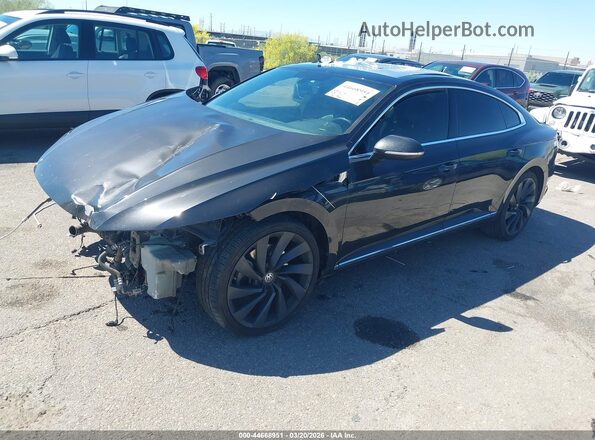WVWHR7AN0LE014709 2020 VOLKSWAGEN ARTEON Black წინა მარცხენა ხედი სამი მეოთხედიდან