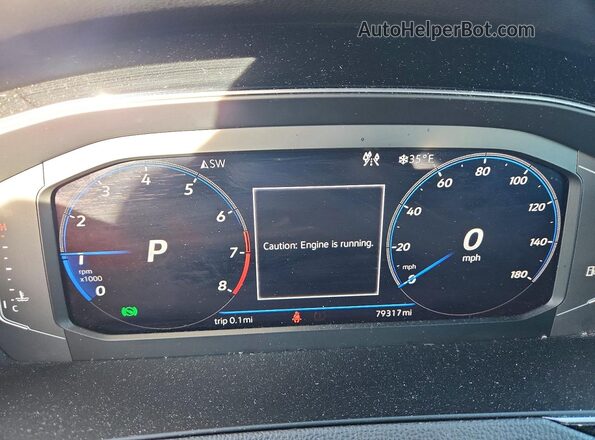WVWHR7AN6LE012446 2020 VOLKSWAGEN ARTEON Черный Вид щитка приборов