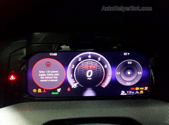 WVWLA7CD3SW239897 2025 VOLKSWAGEN GTI Белый Вид щитка приборов