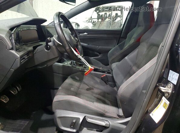 WVWN87CD8NW124348 2022 VOLKSWAGEN GTI Черный Вид салона спереди