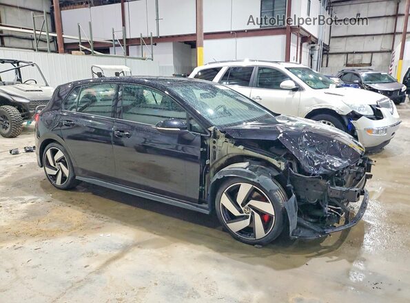 WVWN87CD8NW124348 2022 VOLKSWAGEN GTI Черный Передняя правая четверть