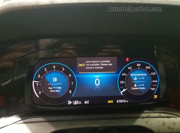 WVWN87CD8NW124348 2022 VOLKSWAGEN GTI Черный Вид щитка приборов