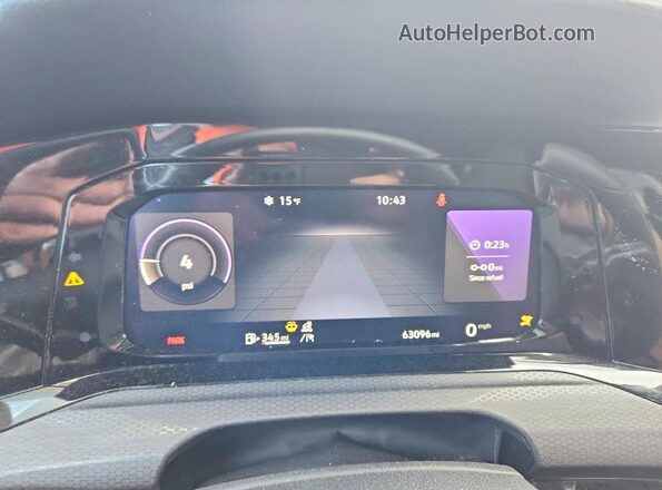 WVWS87CDXNW221053 2022 VOLKSWAGEN GTI White Instrument cluster view