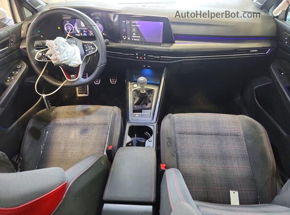 WVWS87CDXNW221053 2022 VOLKSWAGEN GTI White Dashboard view