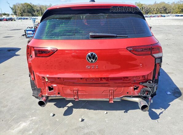 WVWSA7CD6SW216710 2025 VOLKSWAGEN GTI Красный Вид сзади