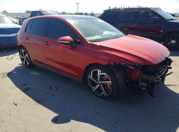 WVWSA7CD6SW216710 2025 VOLKSWAGEN GTI Красный Передняя правая четверть
