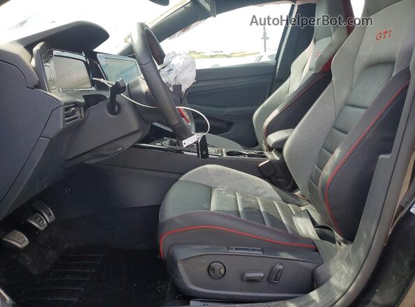 WVWWA7CD7RW140488 2024 VOLKSWAGEN GTI Black Widok wnętrza z przodu
