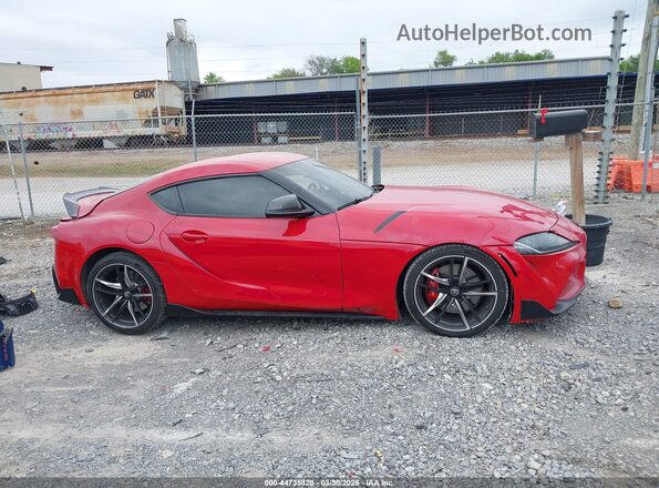 WZ1DB0C00MW041644 2021 TOYOTA GR SUPRA Красный Панорамный вид салона 360°