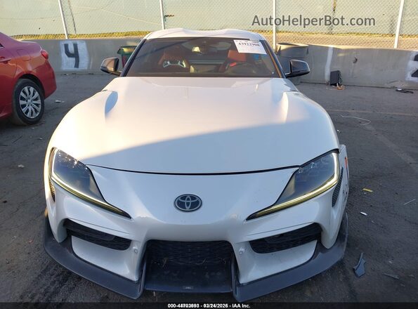 WZ1DB0C00NW053102 2022 TOYOTA GR SUPRA White Widok zestawu wskaźników