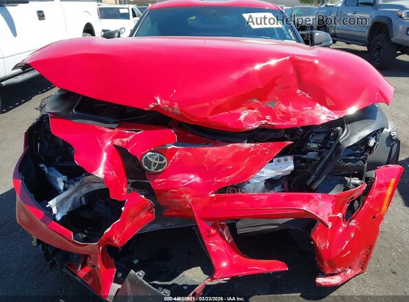 WZ1DB0C05MW040215 2021 TOYOTA GR SUPRA Red უკანა სალონის ხედი