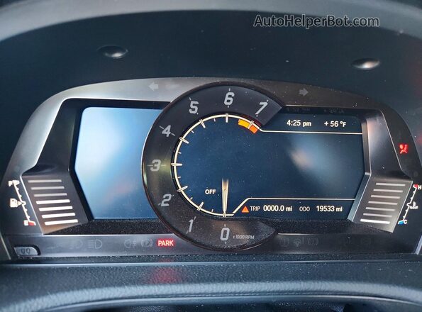WZ1DB0C05MW040604 2021 TOYOTA SUPRA Yellow ხელსაწყოთა პანელის ხედი