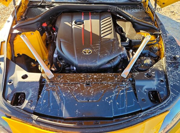 WZ1DB0C05MW040604 2021 TOYOTA SUPRA Yellow უკანა სალონის ხედი