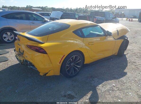 WZ1DB2C05NW047937 2022 TOYOTA GR SUPRA Yellow Задня права чверть