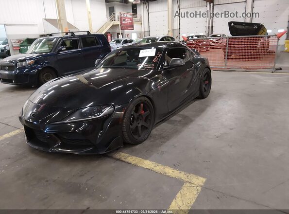 WZ1DB4C08LW022328 2020 TOYOTA GR SUPRA Black წინა მარცხენა ხედი სამი მეოთხედიდან
