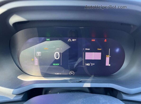 YSMFE3KA6RL239071 2024 POLESTAR 2 Gold Dashboard view