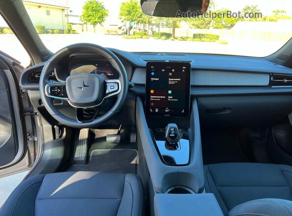 YSMFE3KA6RL239071 2024 POLESTAR 2 Gold Instrument cluster view