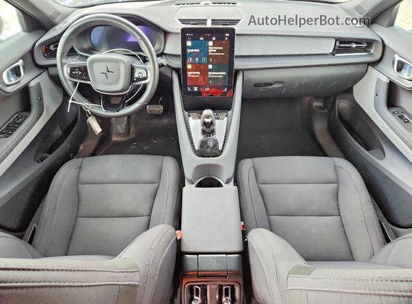 YSMFE3KA9RL213323 2024 POLESTAR 2 Black Առջևի վահանակի տեսք