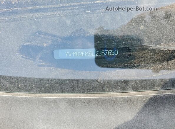 YV1102EK6L2357650 2020 VOLVO V60 Blue ძრავის განყოფილების ხედი