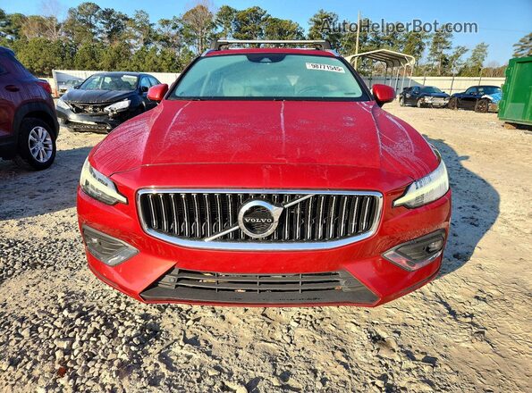 YV1102EL8L2391324 2020 VOLVO V60 Red Դիմացի տեսք