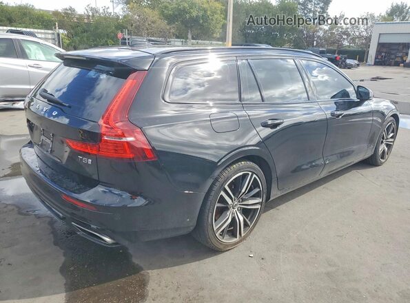YV1102EM7L2393851 2020 VOLVO V60 Черный Задняя правая четверть