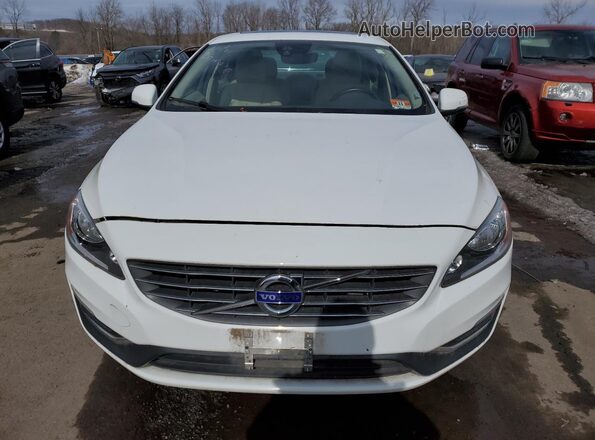YV126MFK5G2393297 2016 VOLVO S60 Белый Вид спереди
