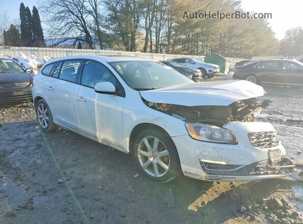 YV140MEJ6H1352686 2017 VOLVO V60 White წინა მარჯვენა