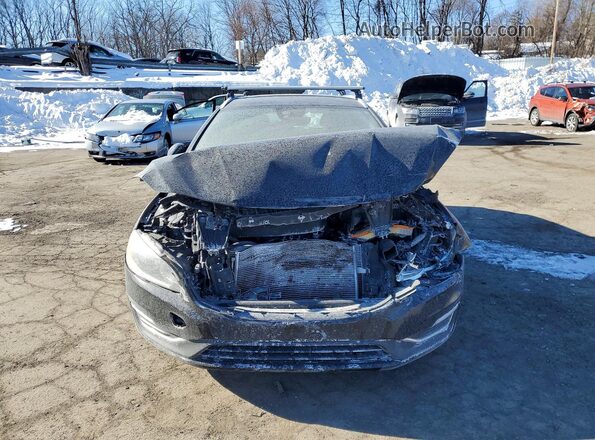 YV140MEK4H1347219 2017 VOLVO V60 Black Vista frontal