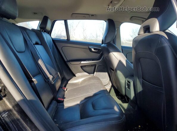 YV140MEK4H1347219 2017 VOLVO V60 Black Vista de los asientos traseros