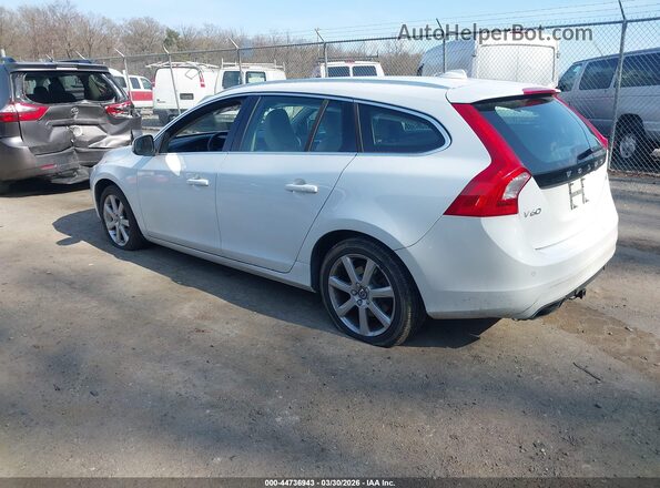 YV140MEK7G1301754 2016 VOLVO V60 Белый Задняя левая четверть