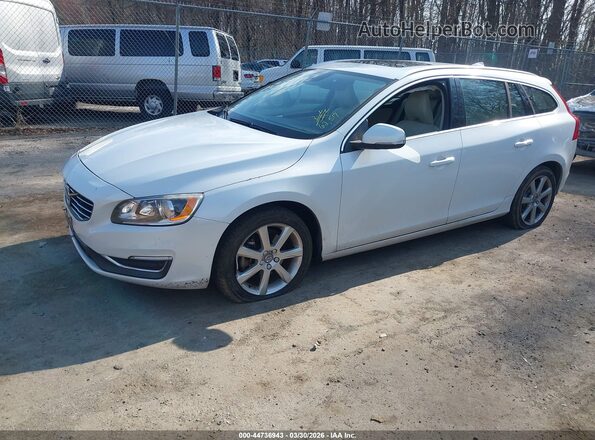 YV140MEK7G1301754 2016 VOLVO V60 Белый Передняя левая четверть